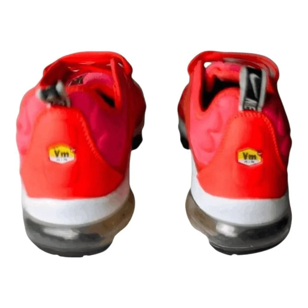 NIKE Air VaporMax Plus 'Overbranding Bright Crimson' Running Shoes Size 8.5